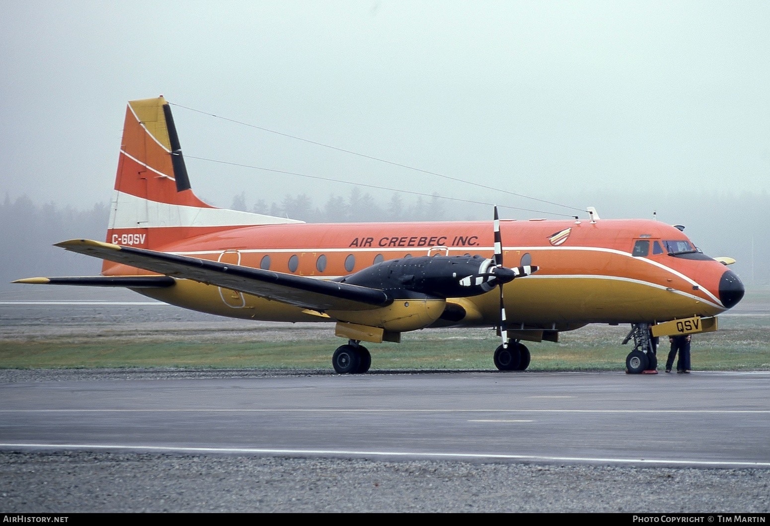 Aircraft Photo of C-GQSV | Hawker Siddeley HS-748 Srs2/234 | Air Creebec | AirHistory.net #536765
