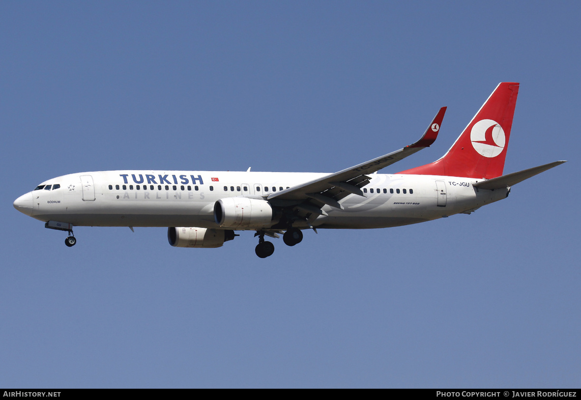 Aircraft Photo of TC-JGU | Boeing 737-8F2 | Turkish Airlines | AirHistory.net #536768