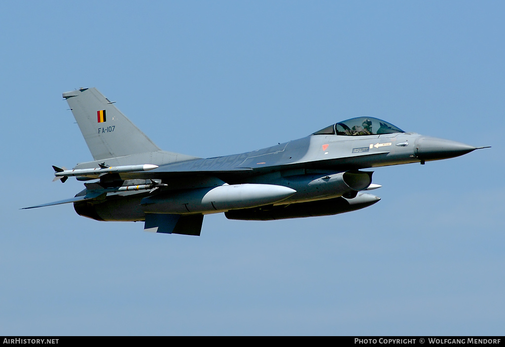 Aircraft Photo of FA107 | General Dynamics F-16AM Fighting Falcon | Belgium - Air Force | AirHistory.net #536789