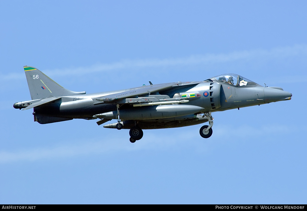 Aircraft Photo of ZD466 | British Aerospace Harrier GR7 | UK - Air Force | AirHistory.net #536790