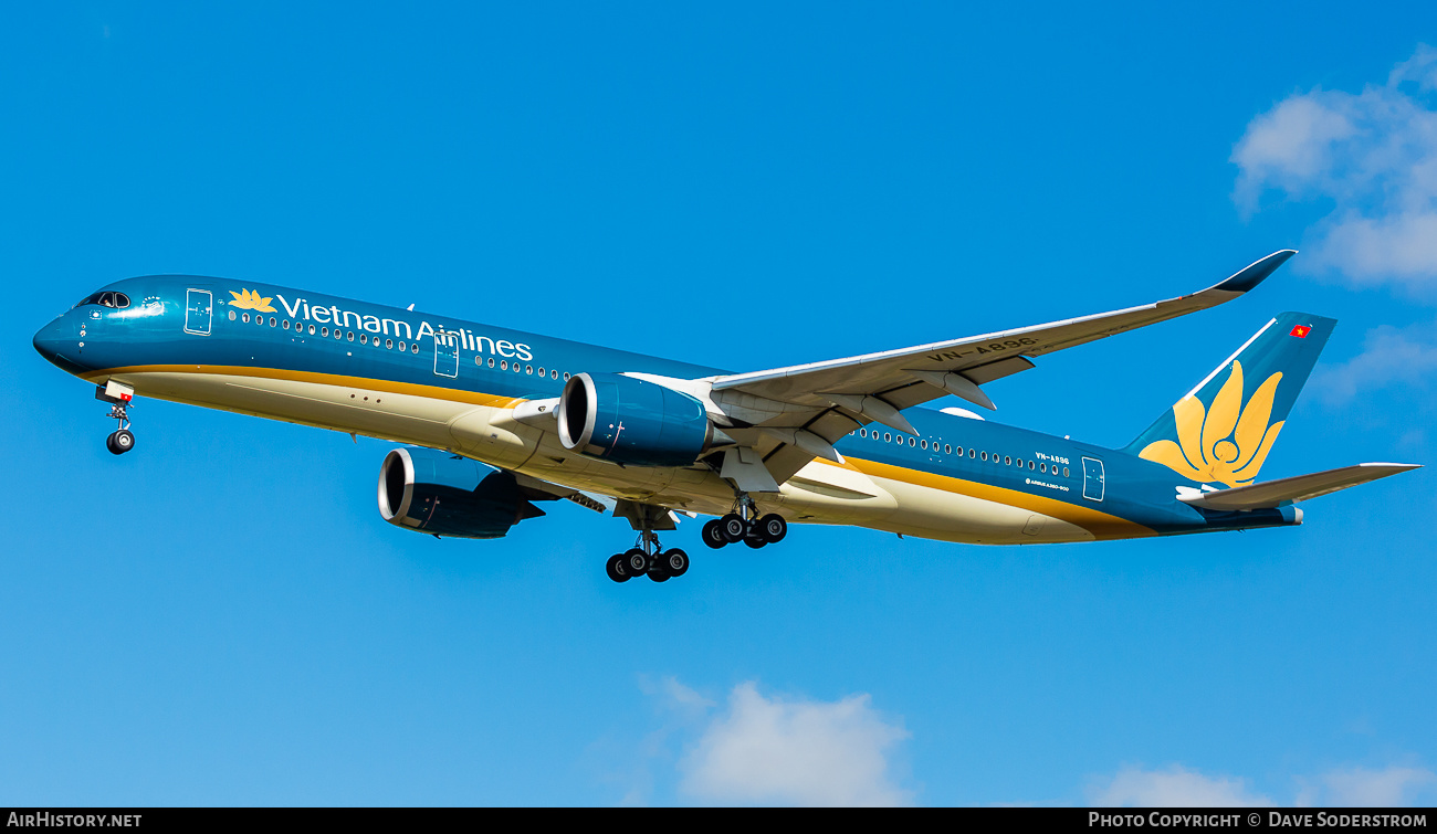 Aircraft Photo of VN-A896 | Airbus A350-941 | Vietnam Airlines | AirHistory.net #536793