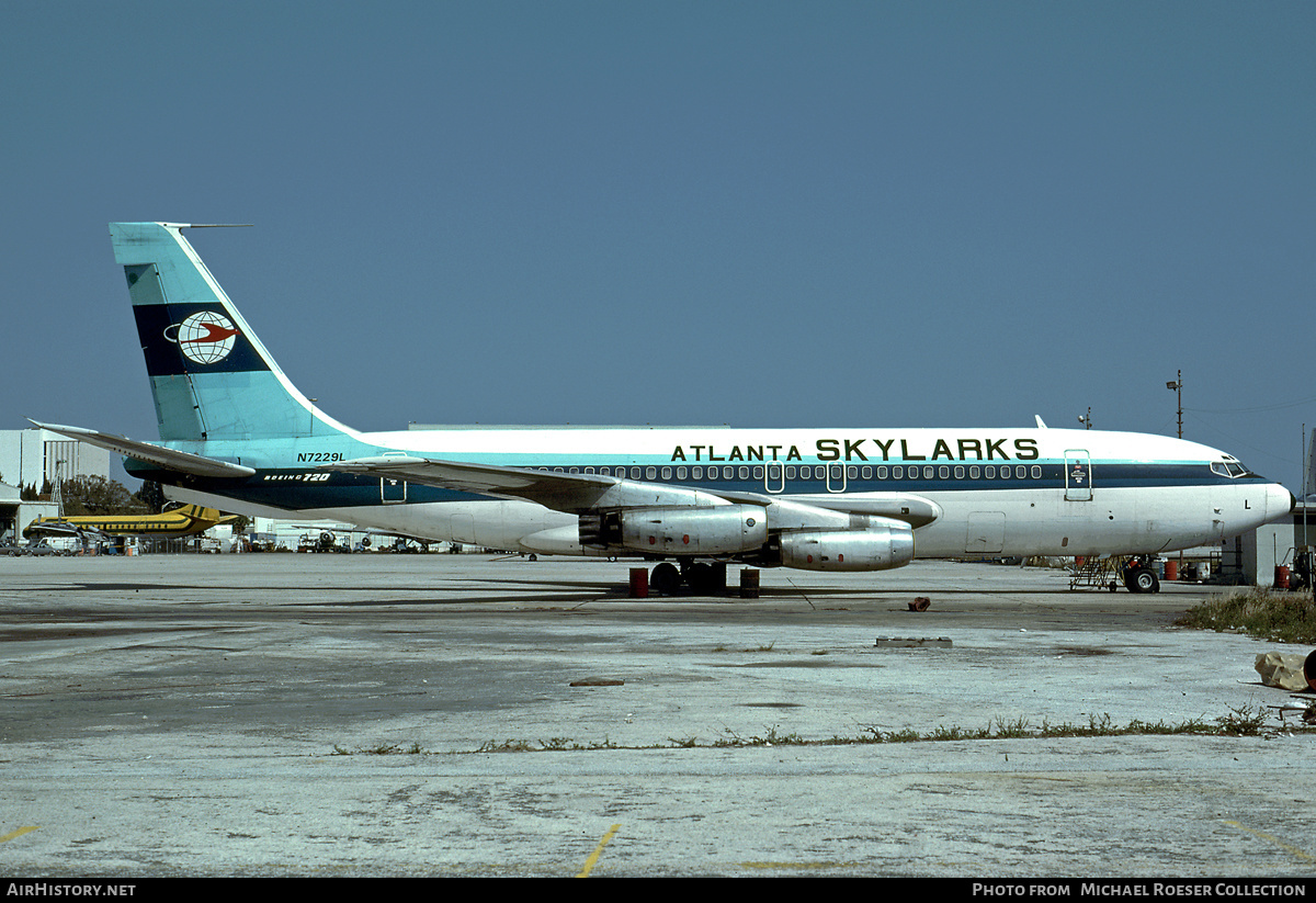 Aircraft Photo of N7229L | Boeing 720-025 | Atlanta Skylarks | AirHistory.net #536795