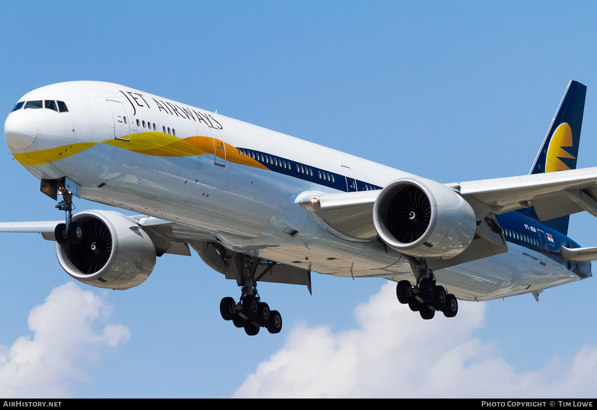 Aircraft Photo of VT-JEM | Boeing 777-35R/ER | Jet Airways | AirHistory.net #536845