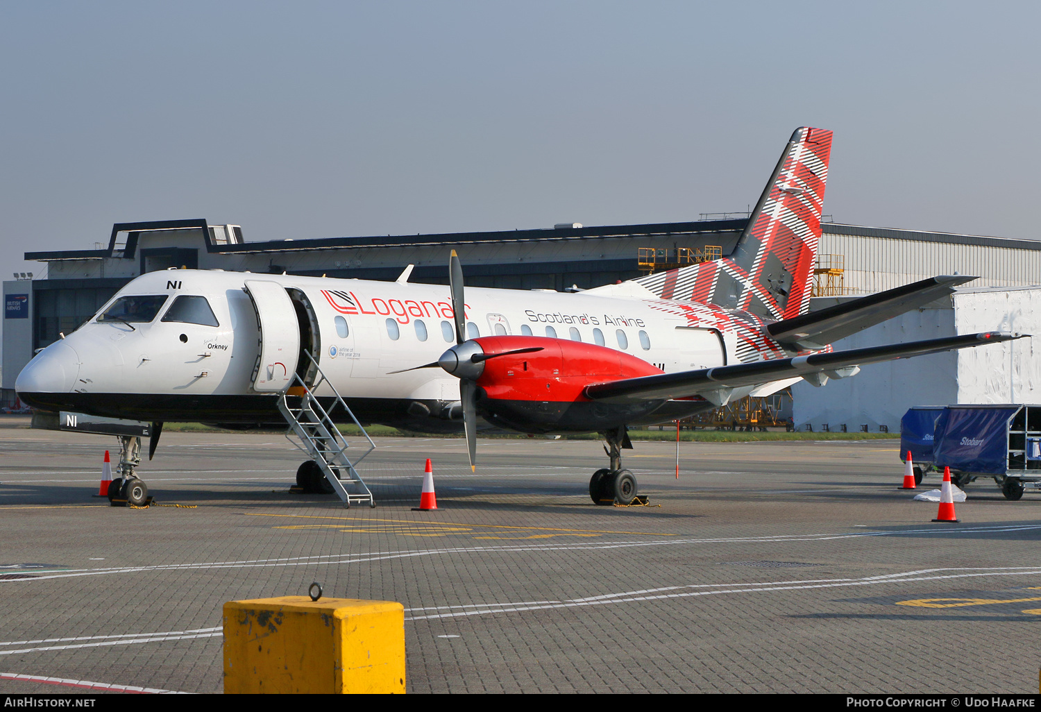 Aircraft Photo of G-LGNI | Saab 340B | Loganair | AirHistory.net #536848