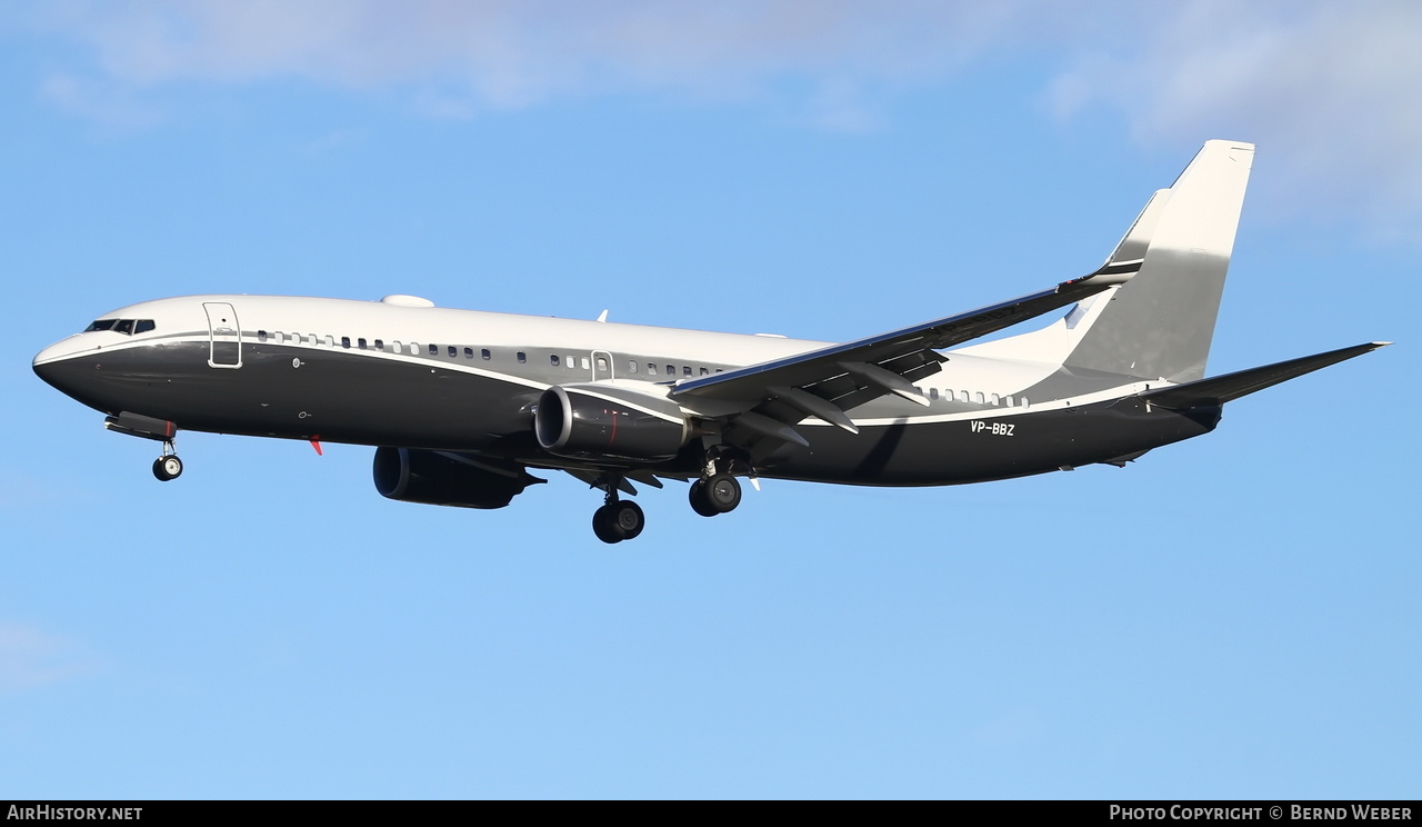 Aircraft Photo of VP-BBZ | Boeing 737-8LX BBJ2 | Gama Aviation | AirHistory.net #536862