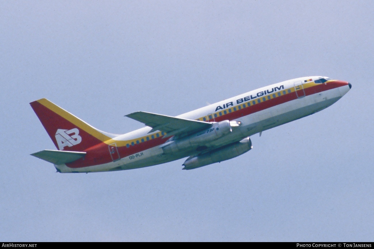 Aircraft Photo of OO-PLH | Boeing 737-247 | Air Belgium | AirHistory.net #536866
