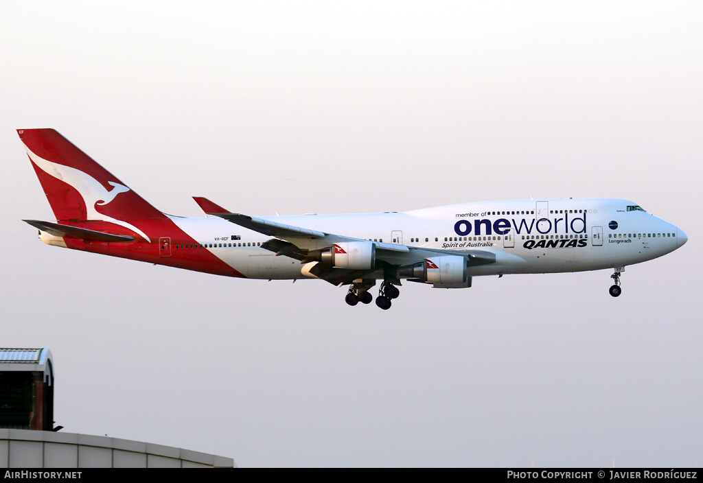 Aircraft Photo of VH-OEF | Boeing 747-438/ER | Qantas | AirHistory.net #536868