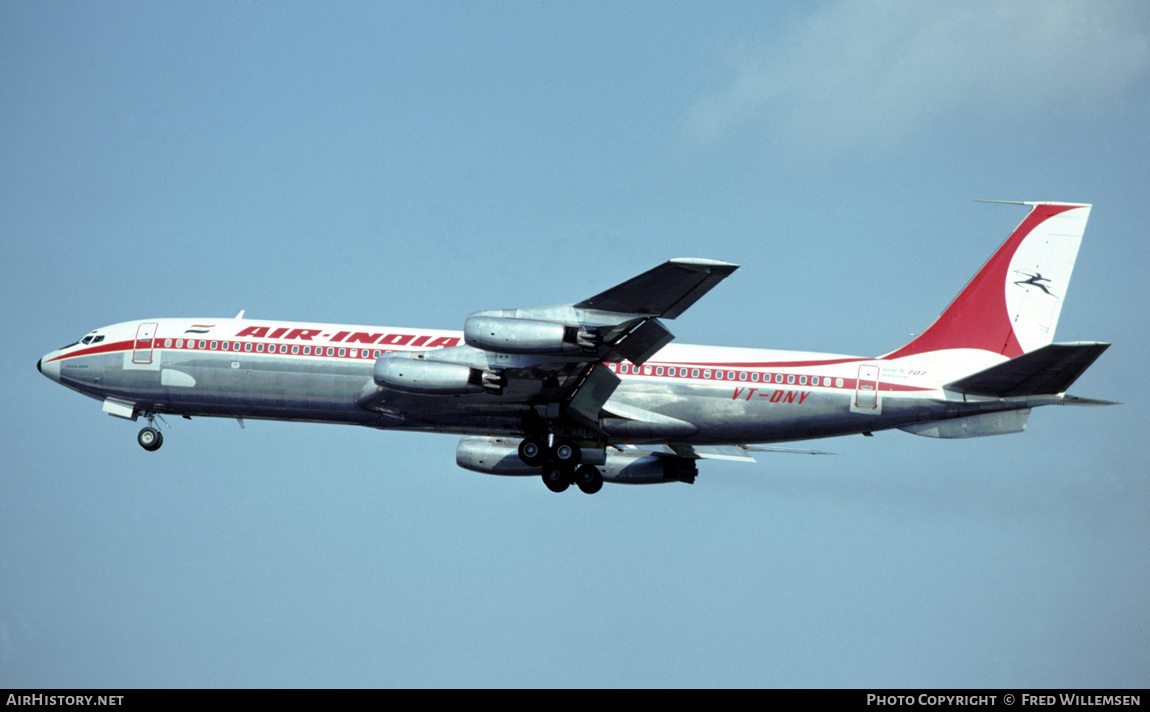 Aircraft Photo of VT-DNY | Boeing 707-437 | Air India | AirHistory.net #536873