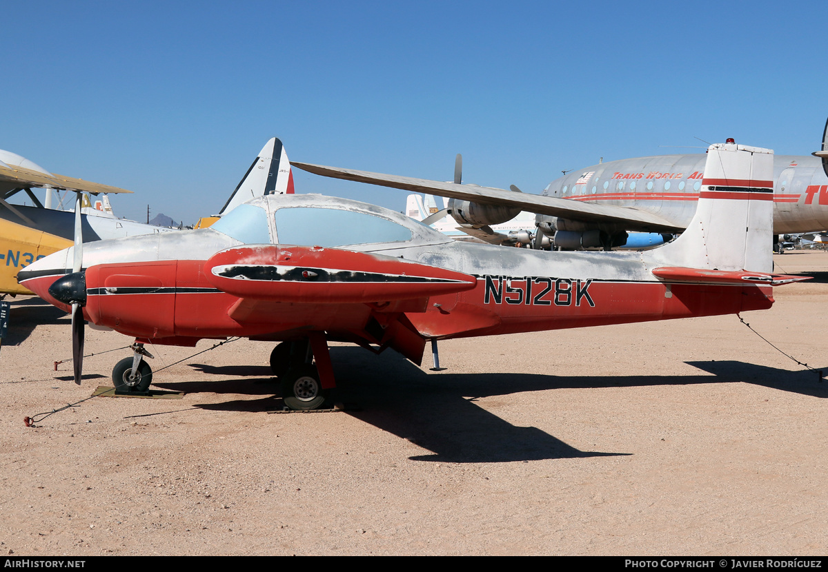 Aircraft Photo of N5128K | Temco D-16 Twin Navion | AirHistory.net #536902