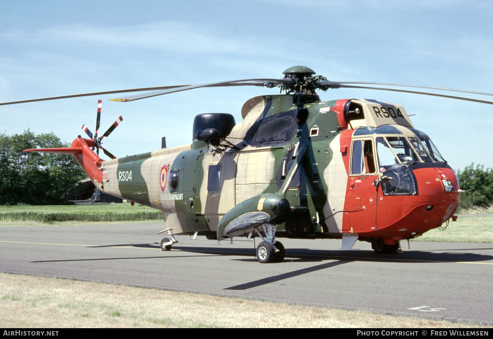 Aircraft Photo of RS04 | Westland WS-61 Sea King Mk48 | Belgium - Air Force | AirHistory.net #536912