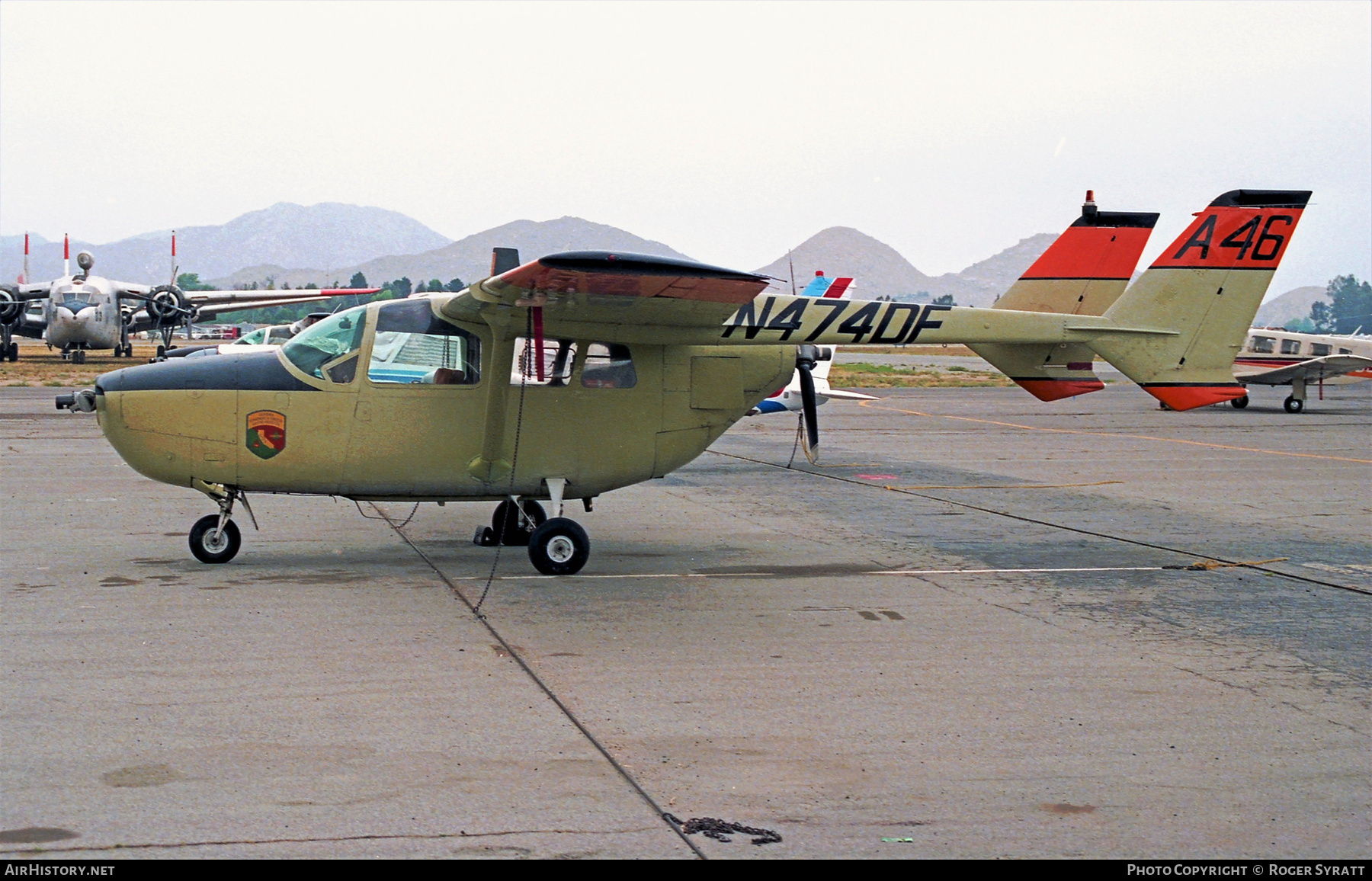 Aircraft Photo of N474DF | Cessna O-2A Super Skymaster | California Department of Forestry - CDF | AirHistory.net #536971