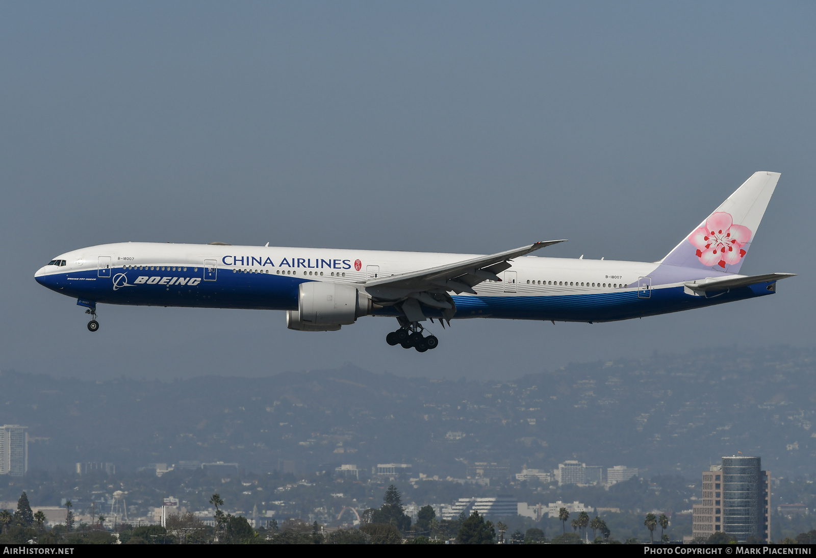Aircraft Photo of B-18007 | Boeing 777-309/ER | China Airlines | AirHistory.net #536984