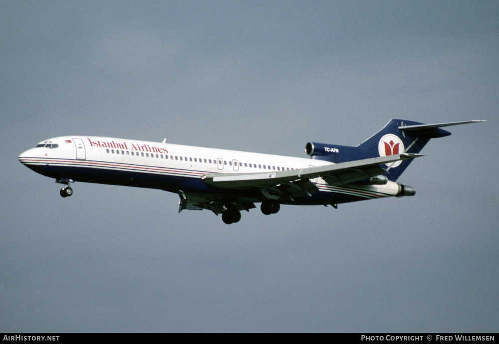 Aircraft Photo of TC-AFN | Boeing 727-230/Adv | Istanbul Airlines | AirHistory.net #536986