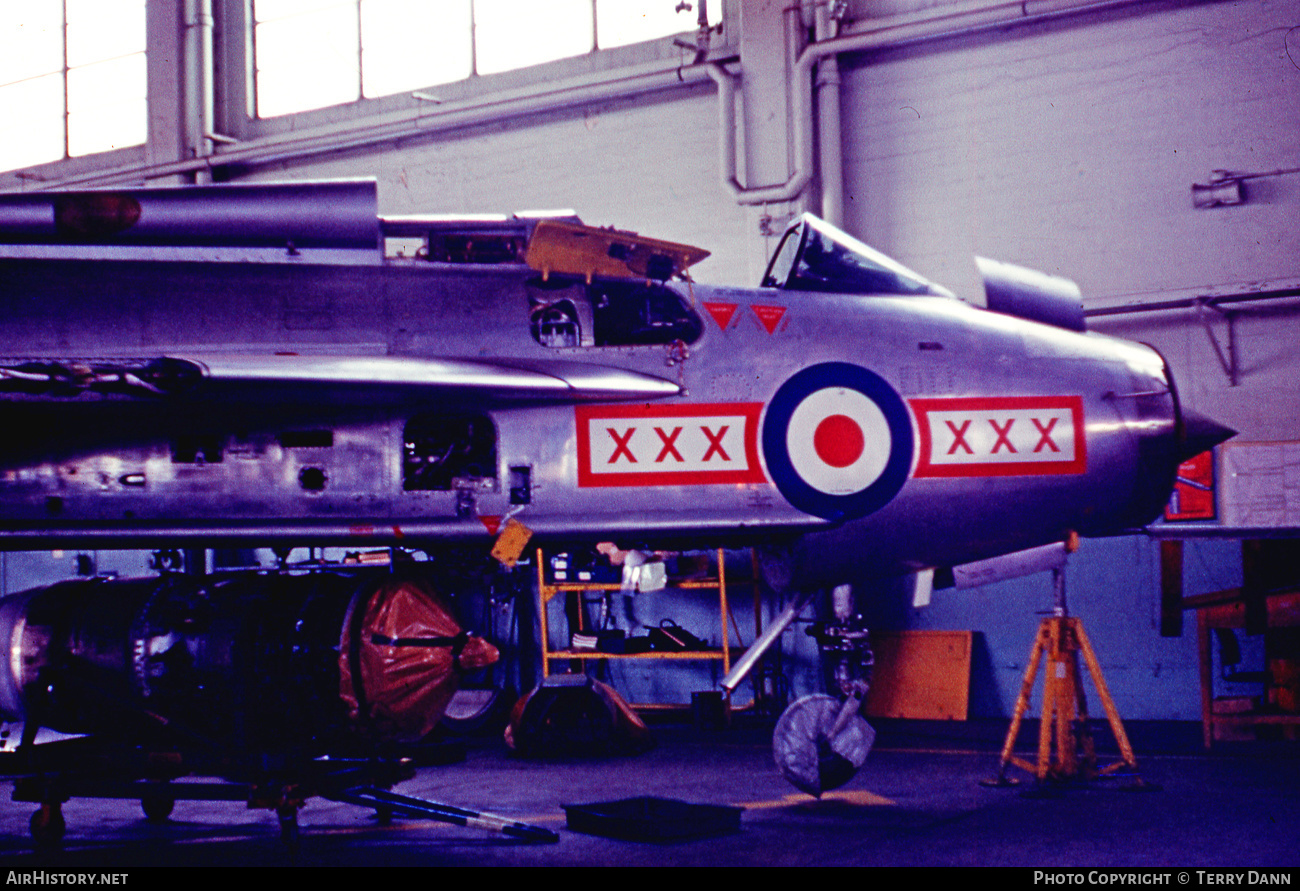 Aircraft Photo of XP755 | English Electric Lightning F3 | UK - Air Force | AirHistory.net #536994
