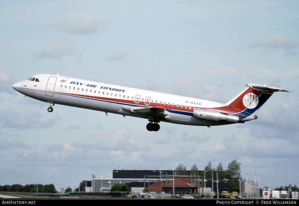 Aircraft Photo of G-AXYD | BAC 111-509EW One-Eleven | Dan-Air London | AirHistory.net #537026