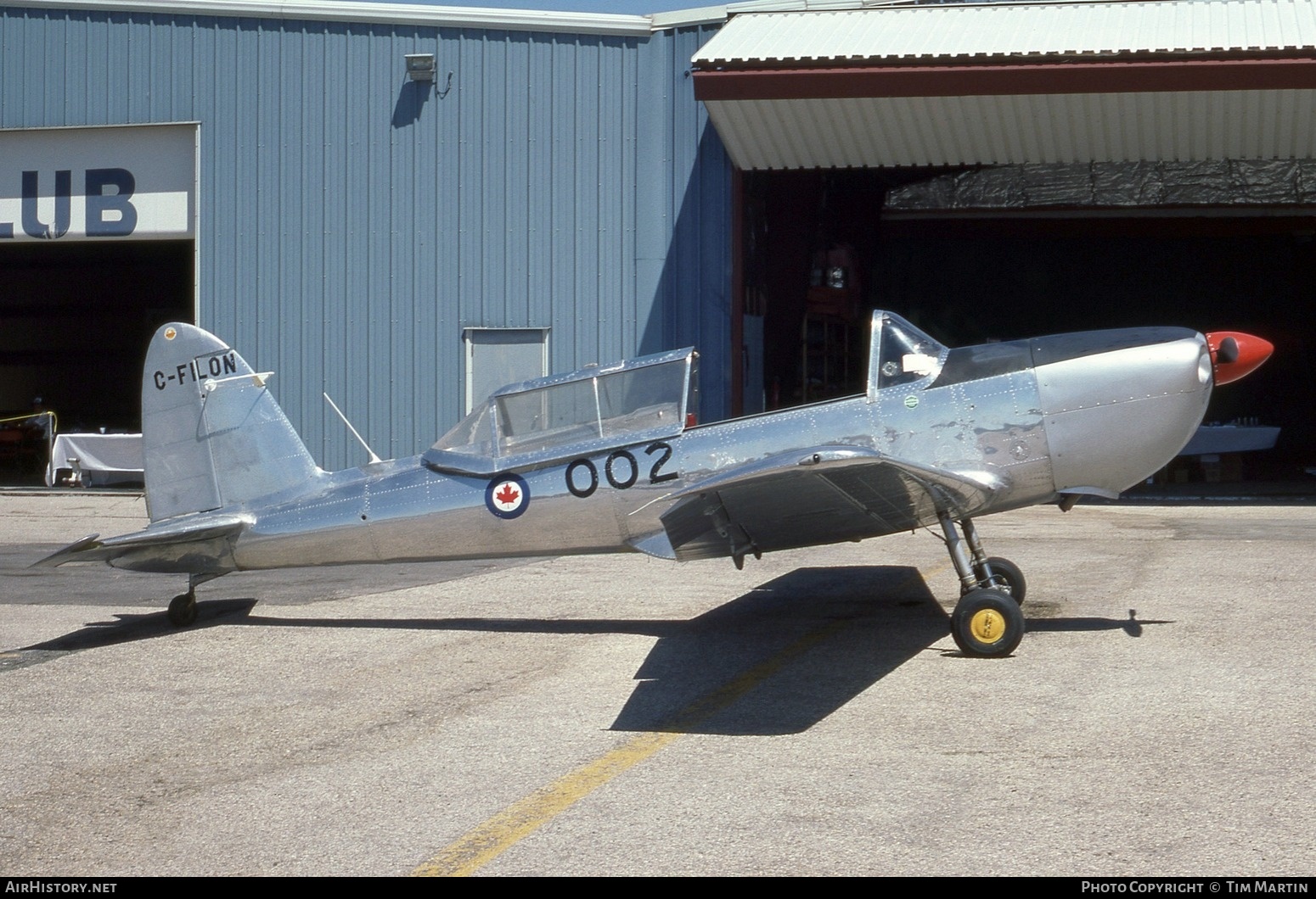 Aircraft Photo of C-FLON | De Havilland Canada DHC-1A-1/O-435 Chipmunk | Canada - Air Force | AirHistory.net #537051