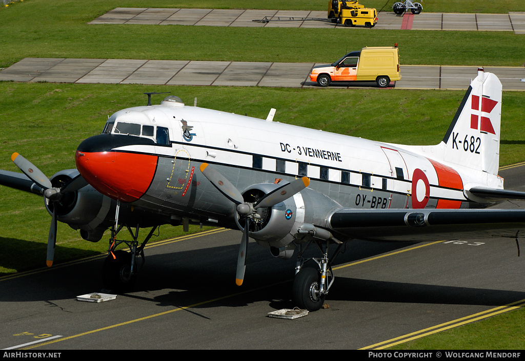 Aircraft Photo of OY-BPB / K-682 | Douglas C-47A Skytrain | Foreningen for Flyvende Museumsfly / DC-3 Vennerne | Denmark - Air Force | AirHistory.net #537052