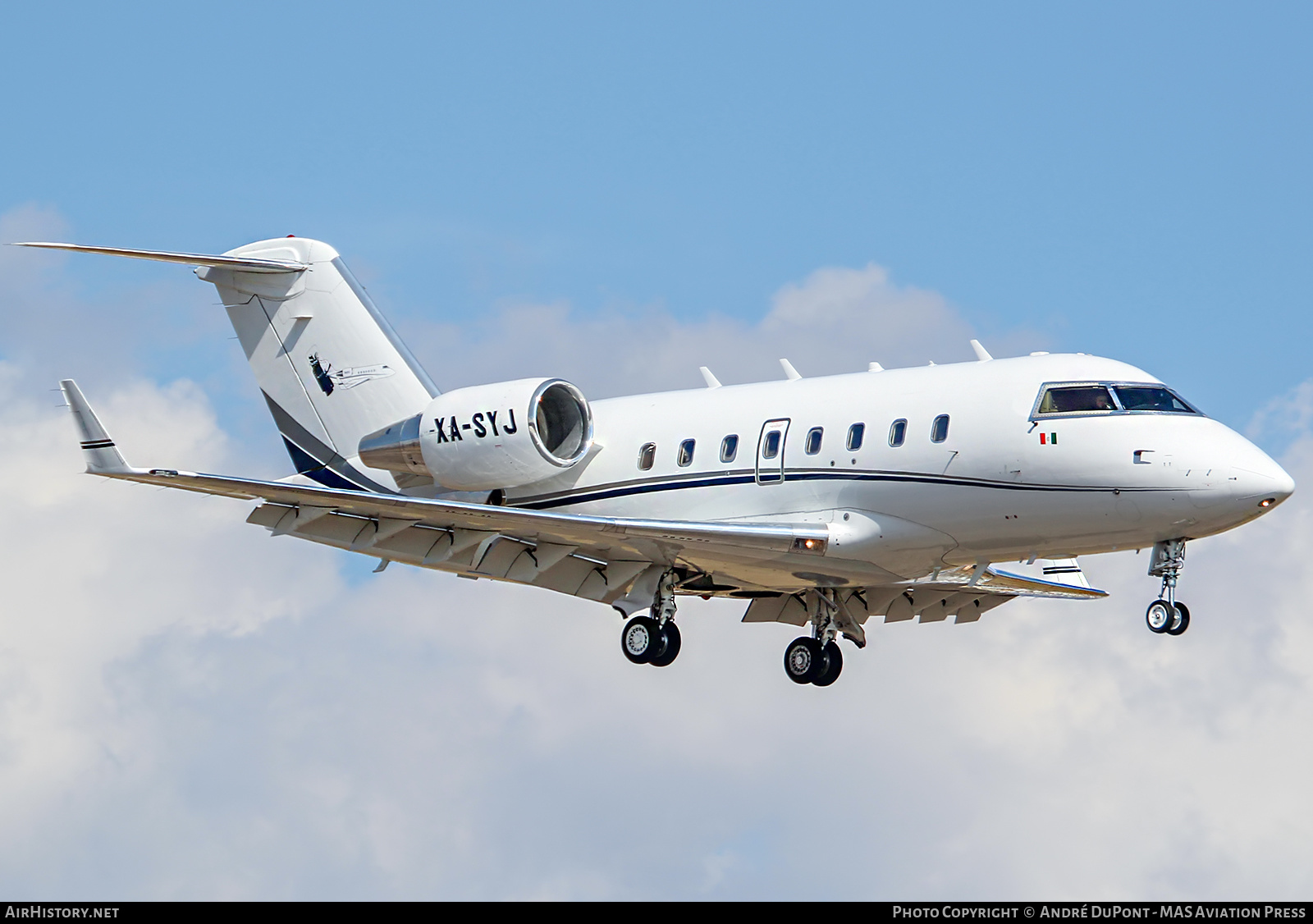 Aircraft Photo of XA-SYJ | Canadair Challenger 601-3A (CL-600-2B16) | AirHistory.net #537054