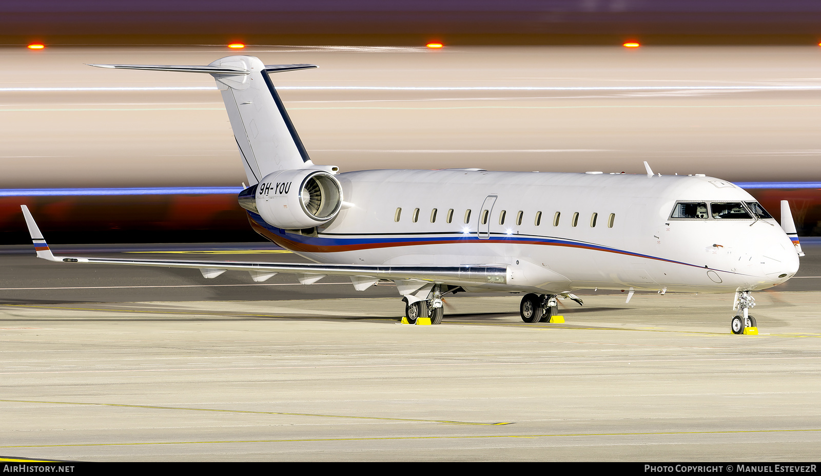 Aircraft Photo of 9HYOU Bombardier Challenger 850 (CRJ200SE/CL600