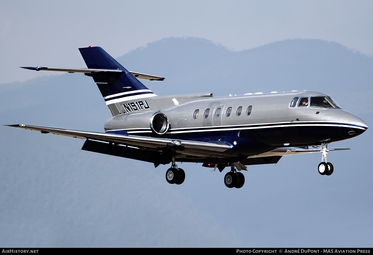 Aircraft Photo of N191PJ | Raytheon Hawker 800XP | AirHistory.net #537066