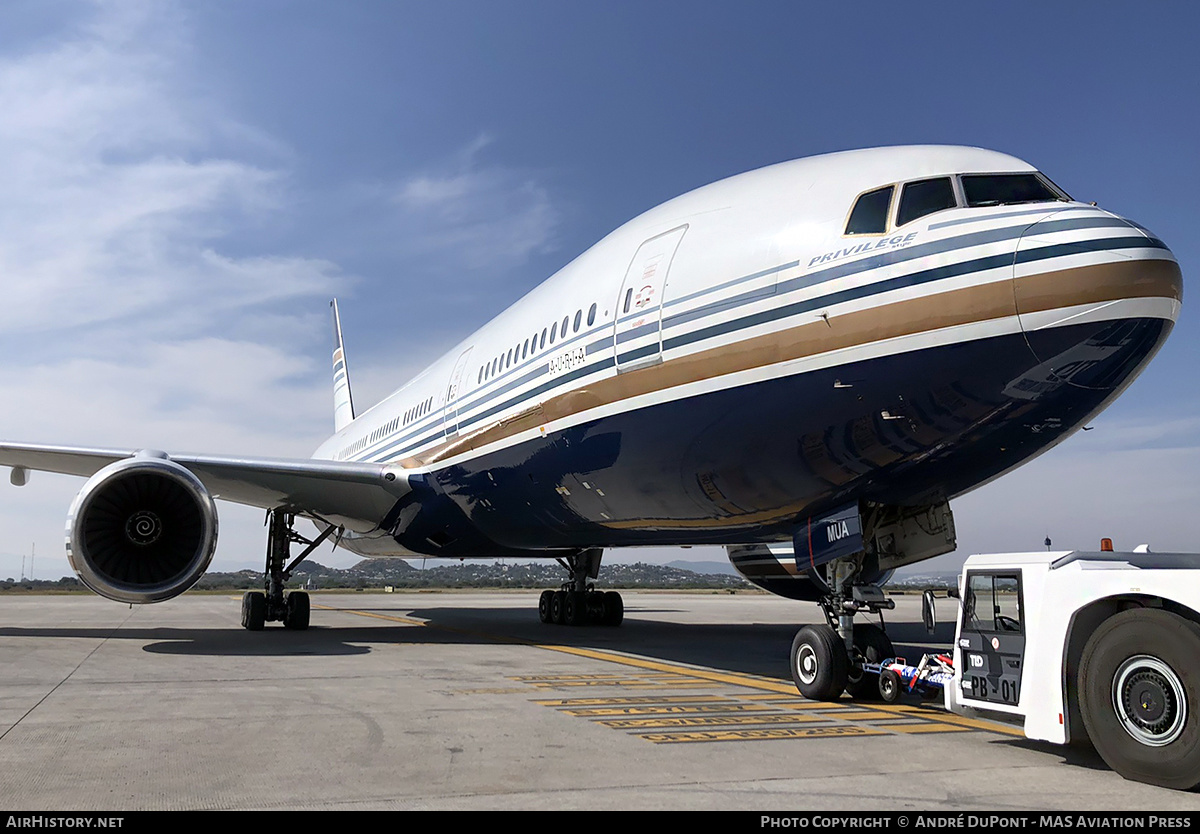 Aircraft Photo of EC-MUA | Boeing 777-212/ER | Privilege Style | AirHistory.net #537096