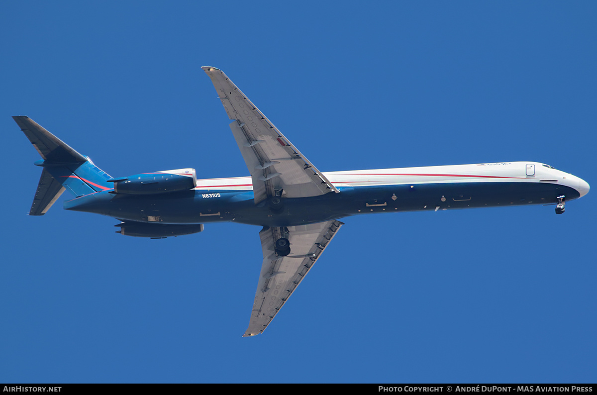 Aircraft Photo of N831US | McDonnell Douglas MD-83/SF (DC-9-83) | USA Jet Airlines | AirHistory.net #537109