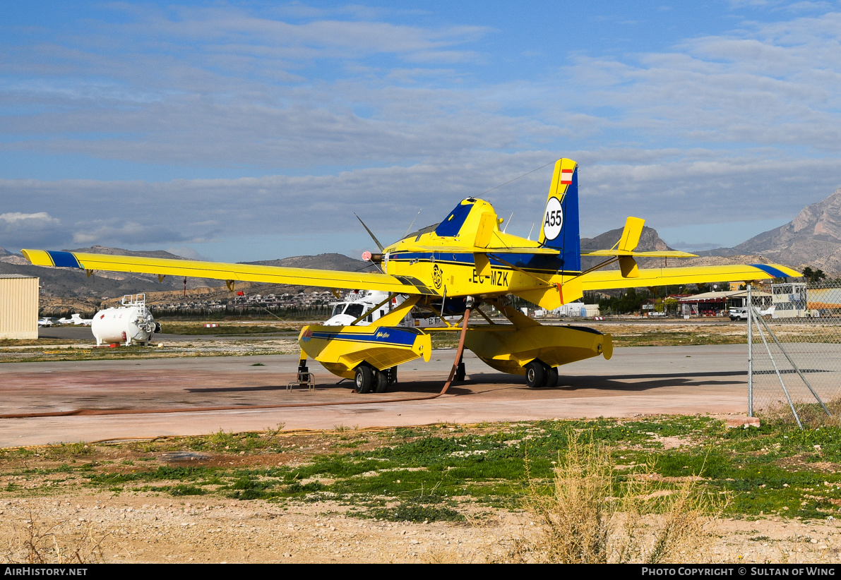 Aircraft Photo of EC-MZK | Air Tractor AT-802F Fire Boss (AT-802A) | Martínez Ridao Aviación | AirHistory.net #537143