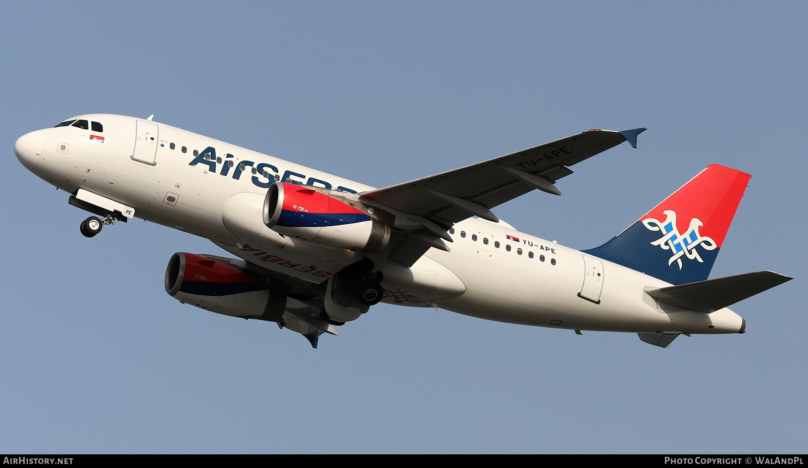 Aircraft Photo of YU-APE | Airbus A319-132 | Air Serbia | AirHistory.net #537151