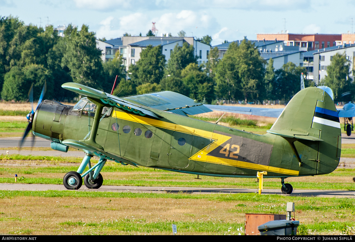 Aircraft Photo of 42 | Antonov An-2T | Estonia - Air Force | AirHistory.net #537157