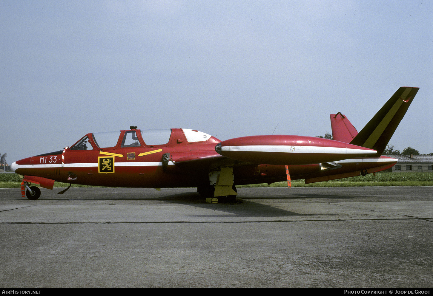 Aircraft Photo of MT33 | Fouga CM-170R Magister | Belgium - Air Force | AirHistory.net #537161