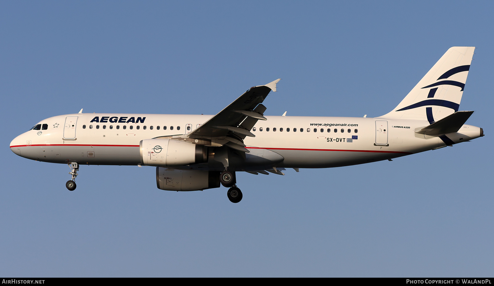 Aircraft Photo of SX-DVT | Airbus A320-232 | Aegean Airlines | AirHistory.net #537201