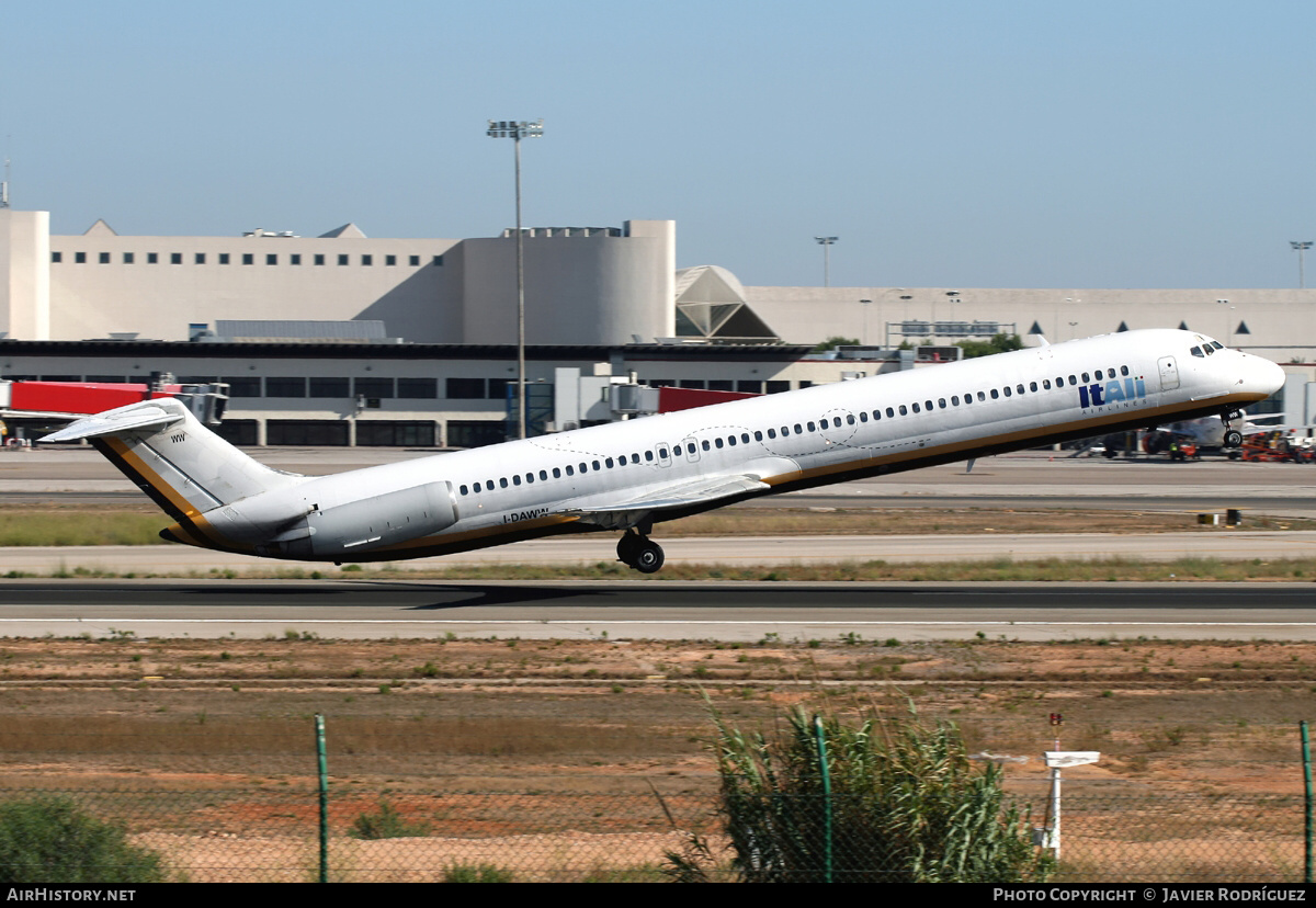 Aircraft Photo of I-DAWW | McDonnell Douglas MD-82 (DC-9-82) | ItAli Airlines | AirHistory.net #537240