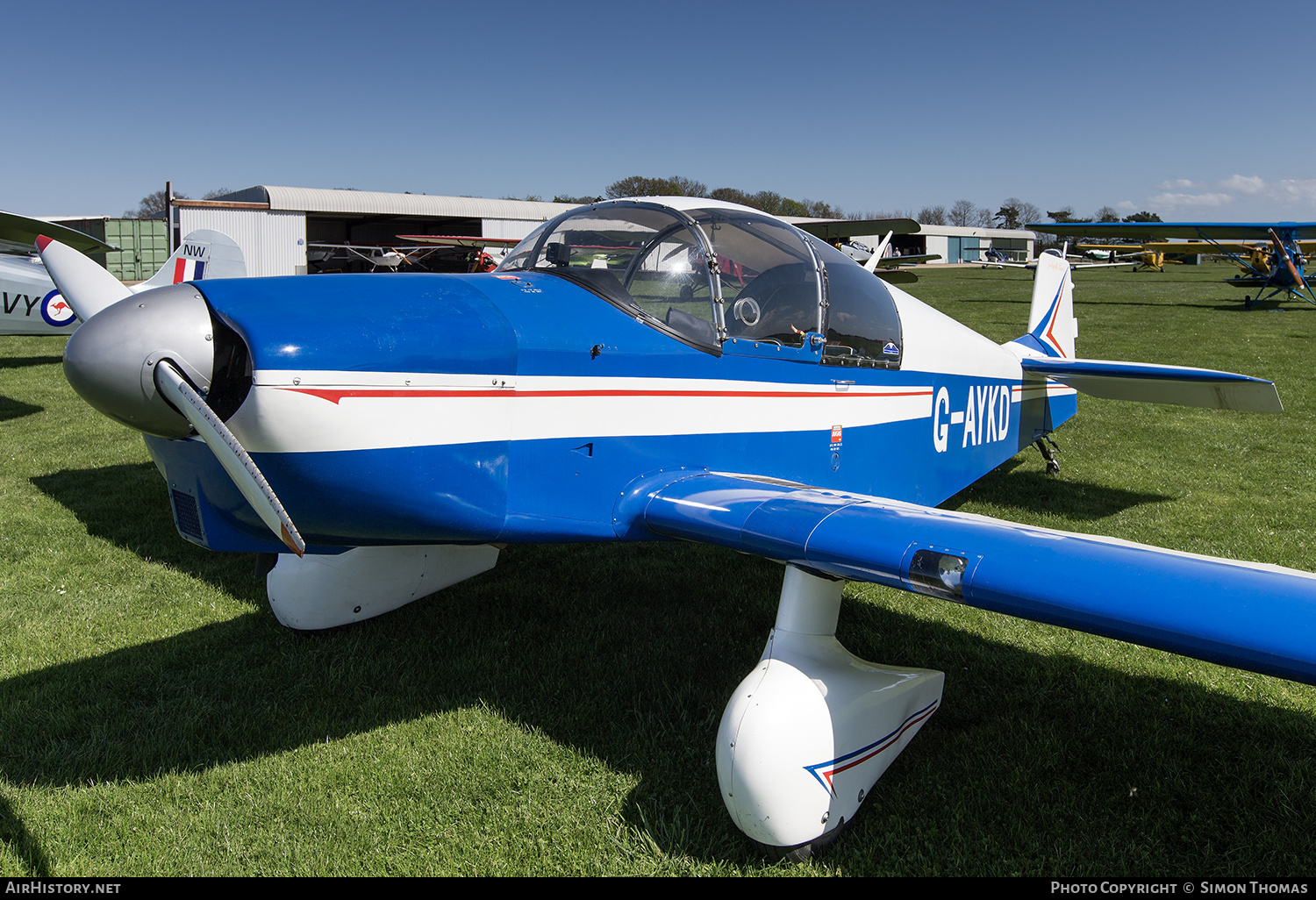 Aircraft Photo of G-AYKD | SAN Jodel DR-1050 Ambassadeur | AirHistory.net #537246