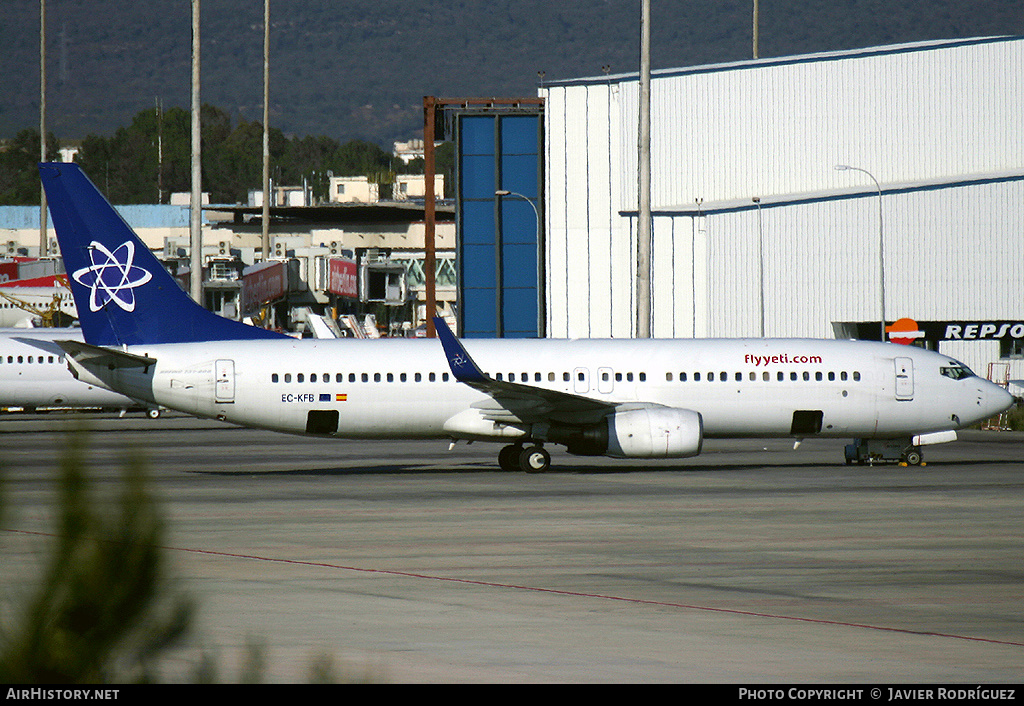 Aircraft Photo of EC-KFB | Boeing 737-86N | Flyyeti | AirHistory.net #537249