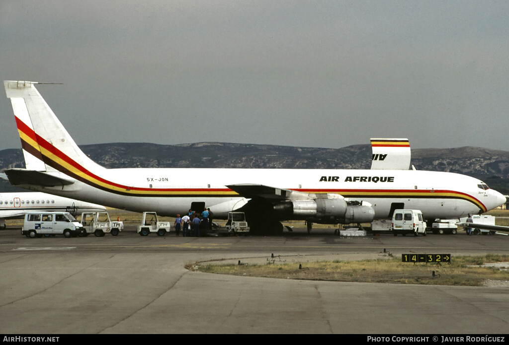 Aircraft Photo of 5X-JON | Boeing 707-369C | Air Afrique | AirHistory.net #537255