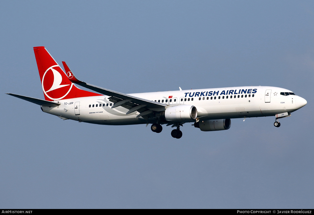 Aircraft Photo of TC-JGR | Boeing 737-8F2 | Turkish Airlines | AirHistory.net #537279