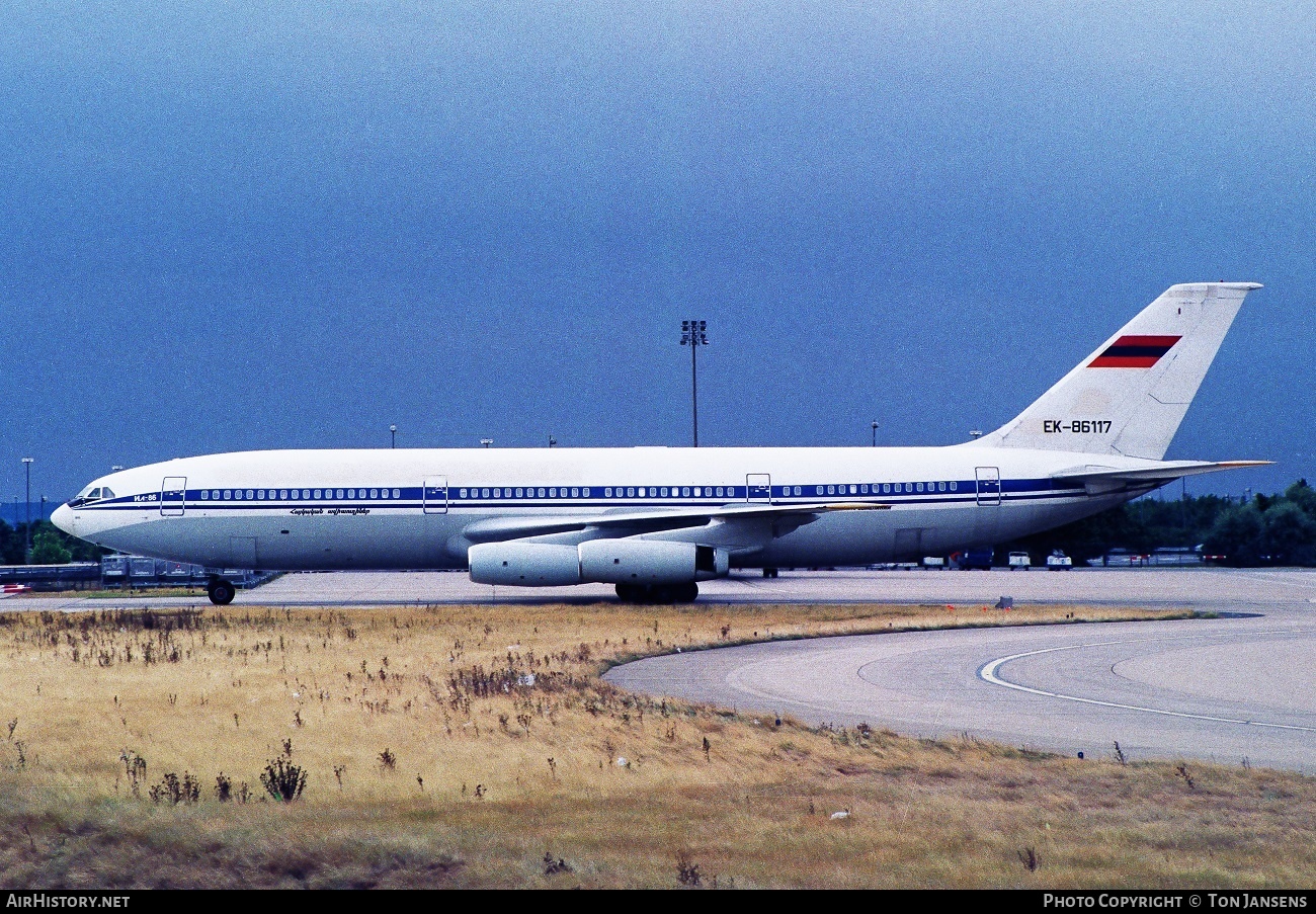 Aircraft Photo of EK-86117 | Ilyushin Il-86 | Armenian Airlines | AirHistory.net #537281