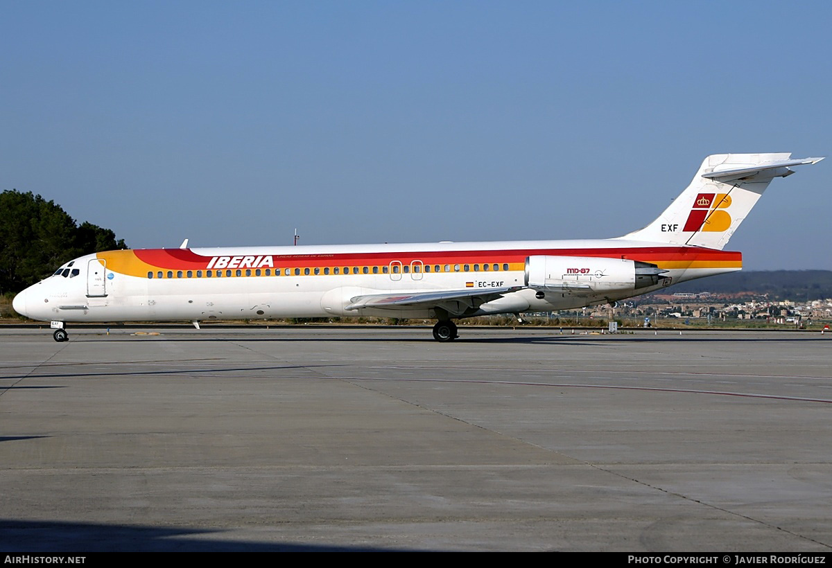 Aircraft Photo of EC-EXF | McDonnell Douglas MD-87 (DC-9-87) | Iberia | AirHistory.net #537283