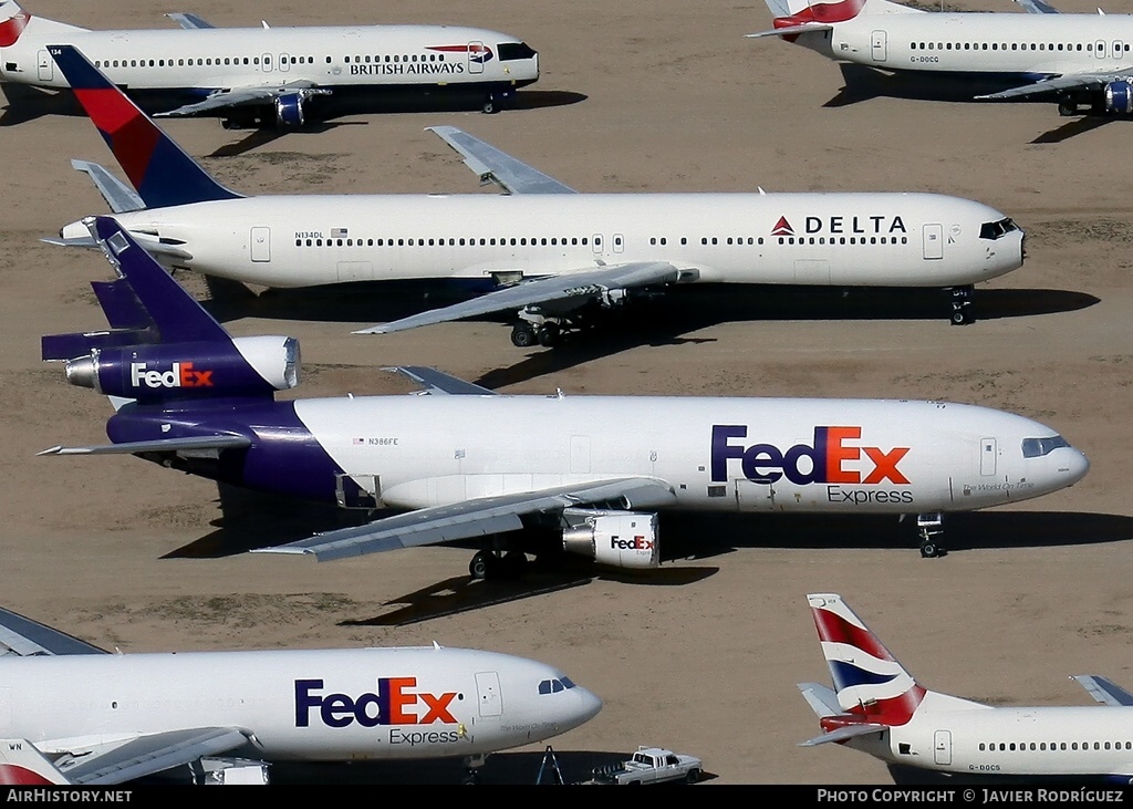 Aircraft Photo of N386FE | Boeing MD-10-10F | FedEx Express | AirHistory.net #537286