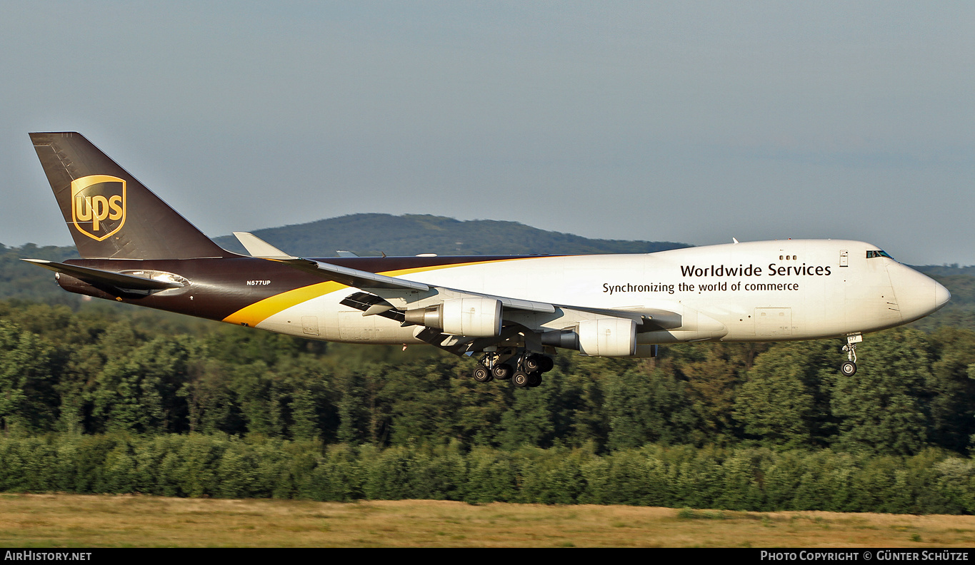 Aircraft Photo of N577UP | Boeing 747-44AF/SCD | United Parcel Service - UPS | AirHistory.net #537301