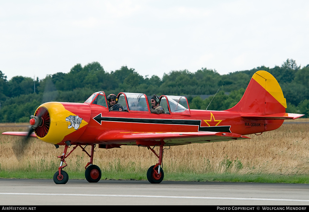 Aircraft Photo of RA-3085K | Yakovlev Yak-52 | AirHistory.net #537324