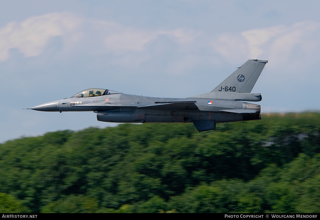 Aircraft Photo of J-640 | General Dynamics F-16AM Fighting Falcon | Netherlands - Air Force | AirHistory.net #537334