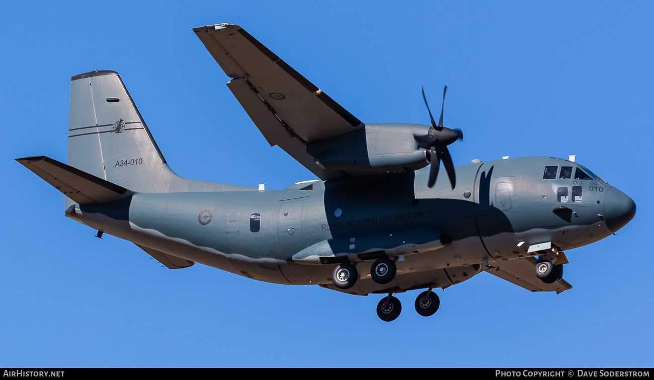 Aircraft Photo of A34-010 | Alenia C-27J Spartan | Australia - Air Force | AirHistory.net #537335