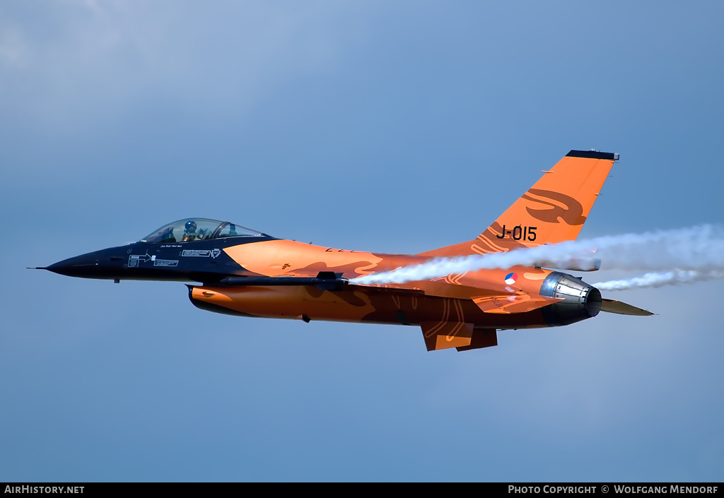 Aircraft Photo of J-015 | General Dynamics F-16AM Fighting Falcon | Netherlands - Air Force | AirHistory.net #537349