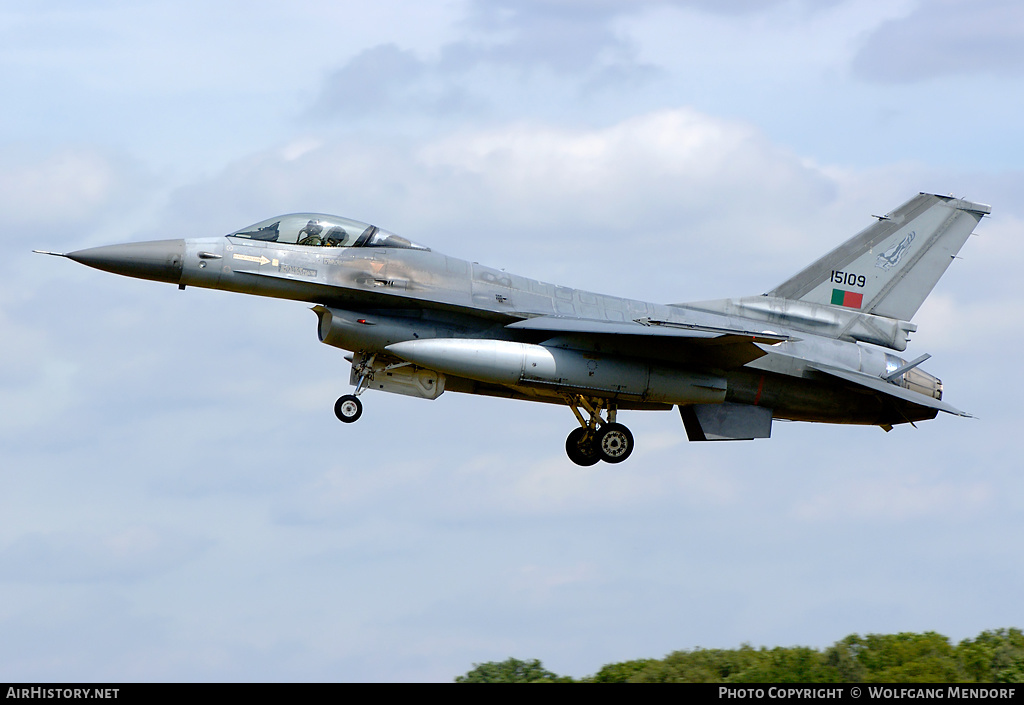Aircraft Photo of 15109 | Lockheed F-16A Fighting Falcon | Portugal - Air Force | AirHistory.net #537350