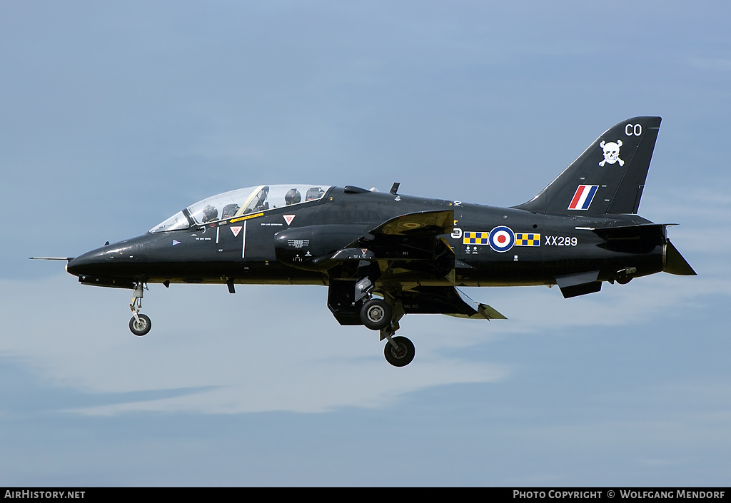 Aircraft Photo of XX289 | British Aerospace Hawk T1A | UK - Air Force | AirHistory.net #537351