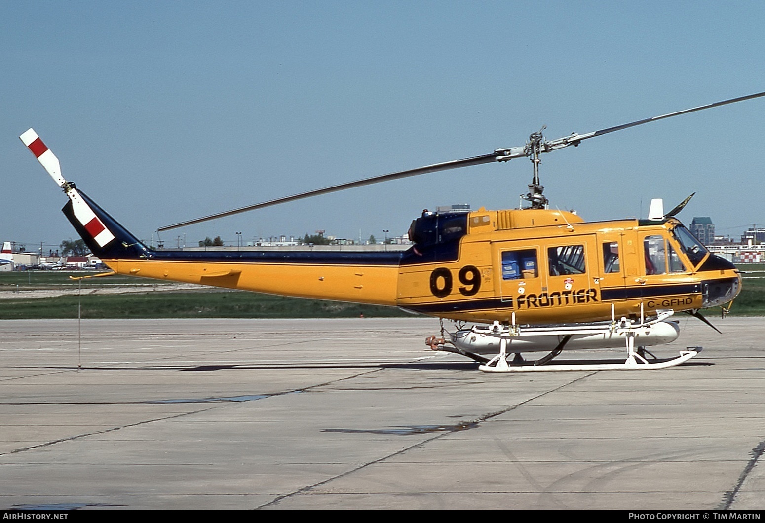 Aircraft Photo of C-GFHD | Bell 205A-1 | Frontier Helicopters | AirHistory.net #537361