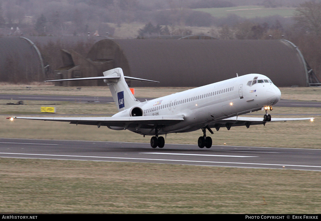 Aircraft Photo of SE-DMK | McDonnell Douglas MD-87 (DC-9-87) | Scandinavian Airlines - SAS | AirHistory.net #537364