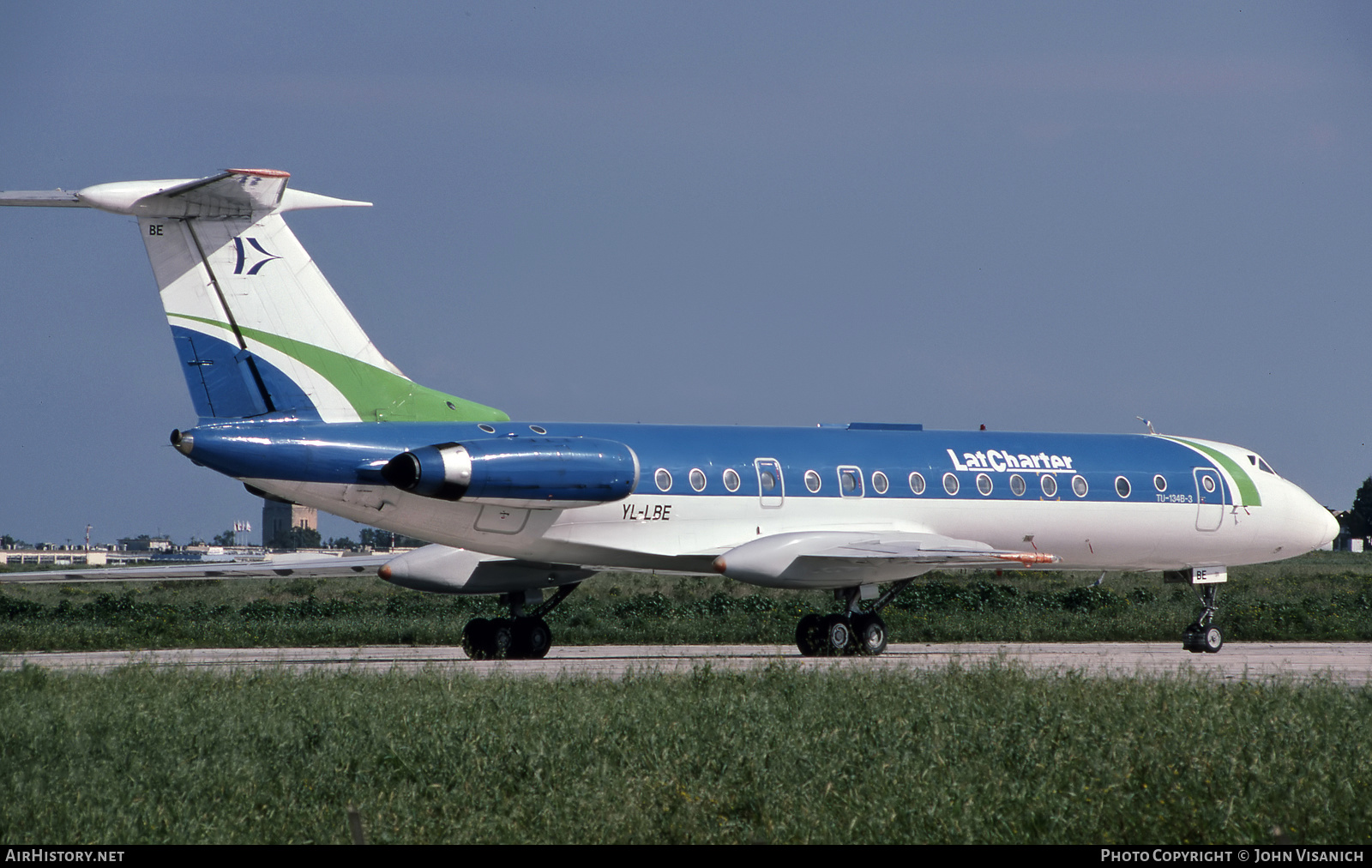 Aircraft Photo of YL-LBE | Tupolev Tu-134B-3 | LatCharter Airlines | AirHistory.net #537367