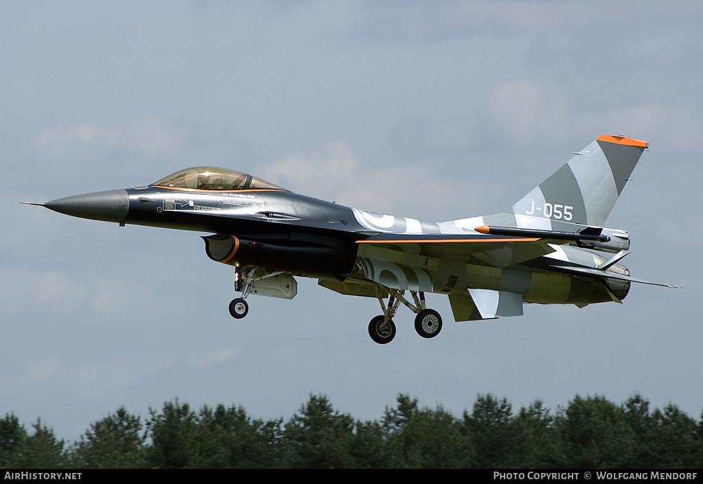 Aircraft Photo of J-055 | General Dynamics F-16AM Fighting Falcon | Netherlands - Air Force | AirHistory.net #537370